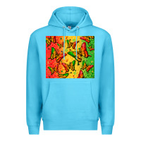Ocean Blue juneteenth butterfly Premium Hoodie - Zillion Design Studio