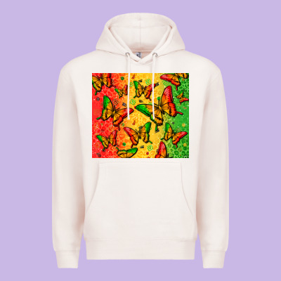 Juneteenth Butterfly Premium Hoodie Designed By Zillion Design Studio