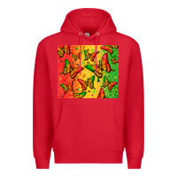 Red juneteenth butterfly Premium Hoodie - Zillion Design Studio