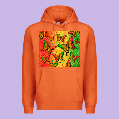 Juneteenth Butterfly Premium Hoodie Designed By Zillion Design Studio