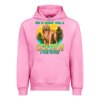 Fuchsia Pink life is better with a golden retriever Urban Hoodie - texasbilliewilder