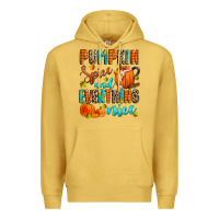 Antique Gold pumpkin spice and everthing nice Premium Hoodie - Zillion Design Studio