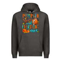 Charcoal Heather pumpkin spice and everthing nice Premium Hoodie - Zillion Design Studio