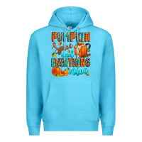 Ocean Blue pumpkin spice and everthing nice Premium Hoodie - Zillion Design Studio