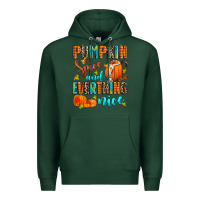 Sports Green pumpkin spice and everthing nice Premium Hoodie - Zillion Design Studio