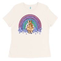 Bone bunny rainbow Ladies Tee - Artiststas