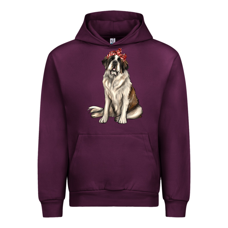 St Bernard With Bandanna Urban Hoodie by texasbilliewilder | Teevron