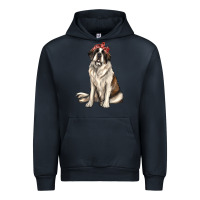 Navy st bernard with bandanna Urban Hoodie - texasbilliewilder