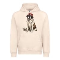 Sandshell st bernard with bandanna Urban Hoodie - texasbilliewilder