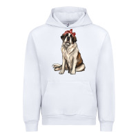 White st bernard with bandanna Urban Hoodie - texasbilliewilder
