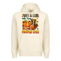 Sandshell just a girl who loves pumpkin spice Premium Hoodie - Zillion Design Studio