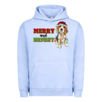 Pigment Grape Ice merry and bright beagle Urban Hoodie - RanaPortraitStore
