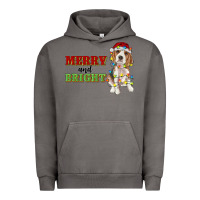 Pigment Tornado merry and bright beagle Urban Hoodie - RanaPortraitStore