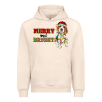 Sandshell merry and bright beagle Urban Hoodie - RanaPortraitStore