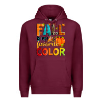 Burgundy fall is my favorite color Premium Hoodie - Zillion Design Studio