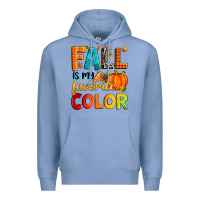 Colony Blue fall is my favorite color Premium Hoodie - Zillion Design Studio