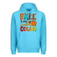 Ocean Blue fall is my favorite color Premium Hoodie - Zillion Design Studio