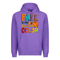 Purple fall is my favorite color Premium Hoodie - Zillion Design Studio