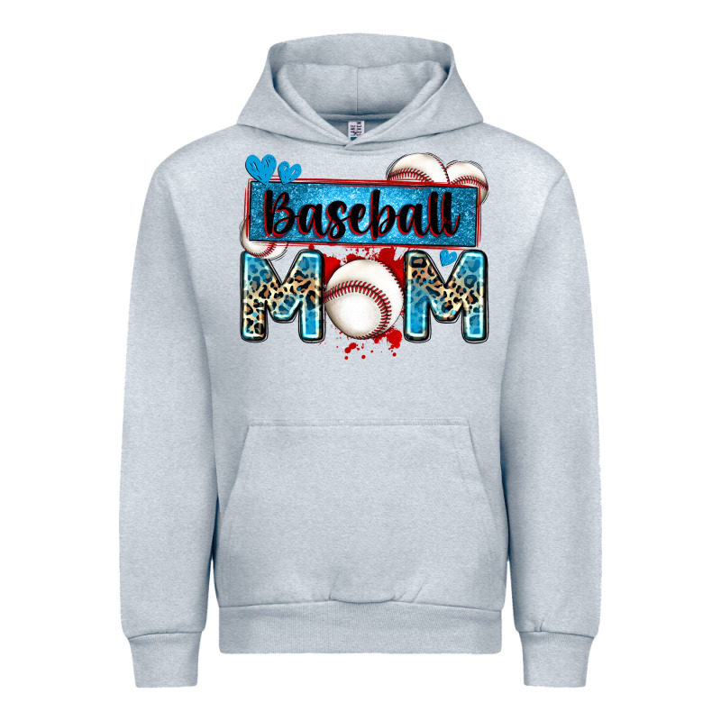 Baseball Mom With Leopard Urban Hoodie by Zillion Design Studio | Teevron