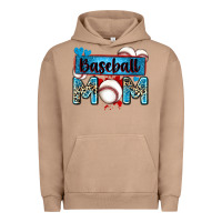 Pigment Burro baseball mom with leopard Urban Hoodie - Zillion Design Studio