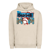 Pigment French Oak baseball mom with leopard Urban Hoodie - Zillion Design Studio