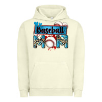 Pigment Pistachio baseball mom with leopard Urban Hoodie - Zillion Design Studio
