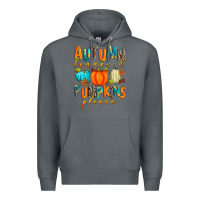 Rock autumn leaves and pumpkins please Premium Hoodie - Zillion Design Studio