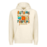 Tofu autumn leaves and pumpkins please Premium Hoodie - Zillion Design Studio