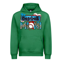 Emerald baseball mini with leopard Urban Hoodie - Zillion Design Studio