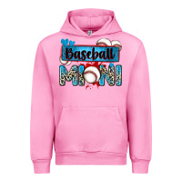 Fuchsia Pink baseball mini with leopard Urban Hoodie - Zillion Design Studio