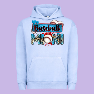Baseball Mini With Leopard Urban Hoodie Designed By Zillion Design Studio