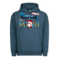 Pigment Midnight Navy baseball mini with leopard Urban Hoodie - Zillion Design Studio