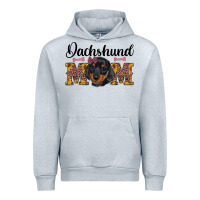 Heather Grey western dachshund mom Urban Hoodie - RanaPortraitStore