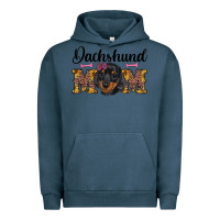 Pigment Midnight Navy western dachshund mom Urban Hoodie - RanaPortraitStore