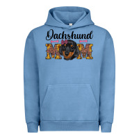 Pigment Pebble Blue western dachshund mom Urban Hoodie - RanaPortraitStore
