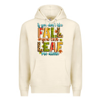 Tofu if you don't like fall you can leaf me alone Premium Hoodie - Zillion Design Studio