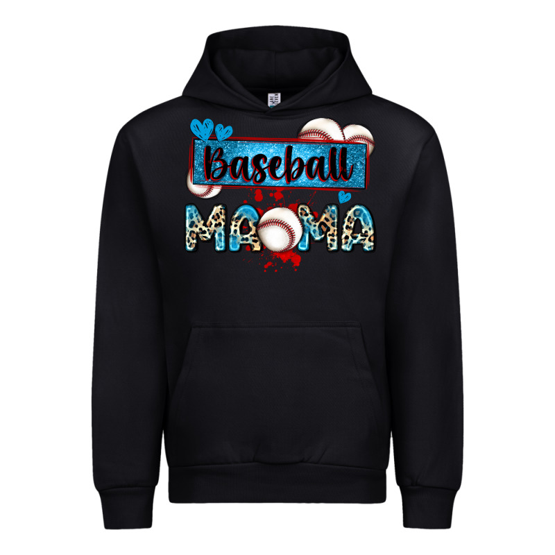 Baseball Mama With Leopard Urban Hoodie by Zillion Design Studio | Teevron