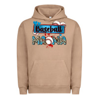 Pigment Burro baseball mama with leopard Urban Hoodie - Zillion Design Studio