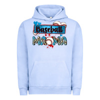 Pigment Grape Ice baseball mama with leopard Urban Hoodie - Zillion Design Studio