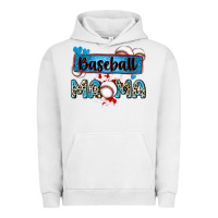 Pigment Lunar Rock baseball mama with leopard Urban Hoodie - Zillion Design Studio