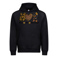 Black peace love dachshund Urban Hoodie - RanaPortraitStore
