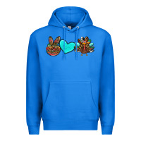 True Royal peace love thanksgiving turkey Premium Hoodie - RanaPortraitStore