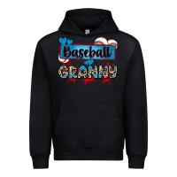Black baseball granny with leopard Urban Hoodie - Zillion Design Studio