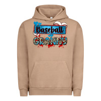 Pigment Burro baseball granny with leopard Urban Hoodie - Zillion Design Studio