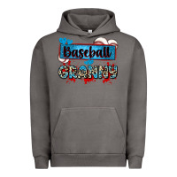 Pigment Tornado baseball granny with leopard Urban Hoodie - Zillion Design Studio