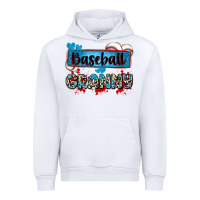 White baseball granny with leopard Urban Hoodie - Zillion Design Studio
