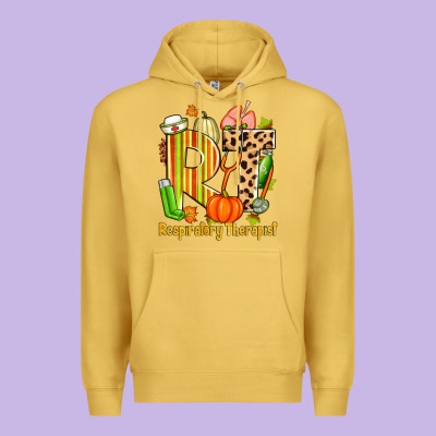 Fall Rt Respiratory Therapist Premium Hoodie Designed By Zillion Design Studio