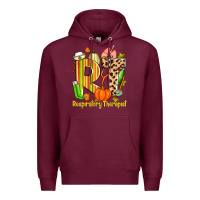 Burgundy fall rt respiratory therapist Premium Hoodie - Zillion Design Studio
