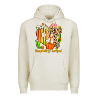 Oatmeal Heather fall rt respiratory therapist Premium Hoodie - Zillion Design Studio