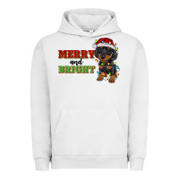Pigment Lunar Rock merry and bright dachshund Urban Hoodie - RanaPortraitStore